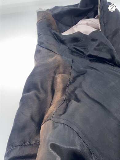 画像：HOUSTONスカジャン/M/レーヨン/BLK7