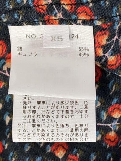 商品画像：liberty/半袖シャツ/XS/コットン/BLK/総柄/3210700124// 4