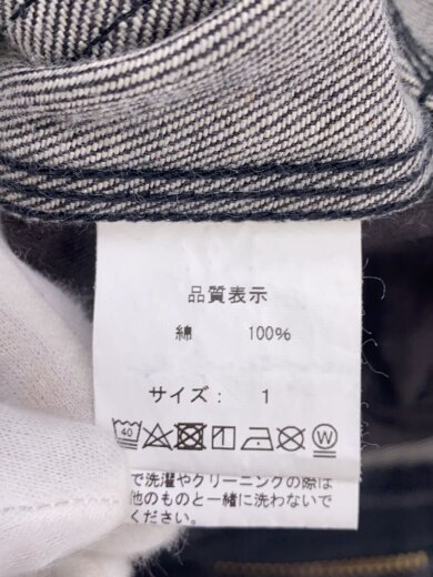 商品画像：GEEKS/DENIM DOWBLE KNEE HALF PANTS/ショートパンツ/1/コットン/BLK 5