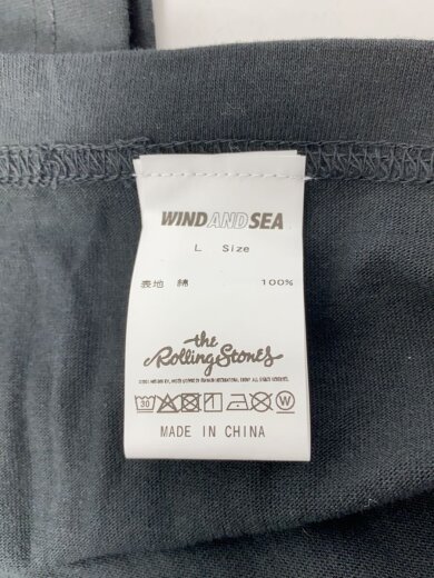 商品画像：The Rolling Stones x WDS S/S Tee/Tシャツ/L/コットン/BLK 4