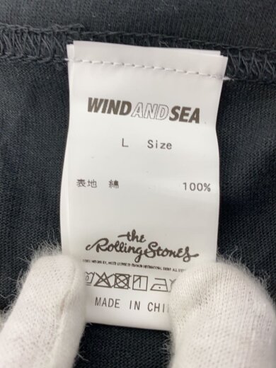 商品画像：The Rolling Stones x WDS S/S Tee/Tシャツ/L/コットン/BLK 5