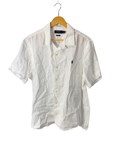 商品画像：現行/開襟/CLASSIC FIT/半袖シャツ/L/リネン/WHT 1