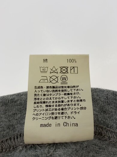 商品画像：Tシャツ/M/コットン/GRY/プリント// 4