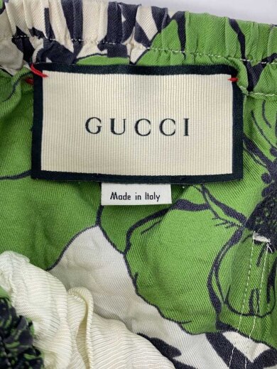 商品画像：ショートパンツ/48/シルク/GRN/総柄/624399 4