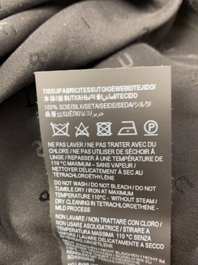 商品画像：半袖シャツ/--/シルク/BLK/総柄/S33Y 531956 5