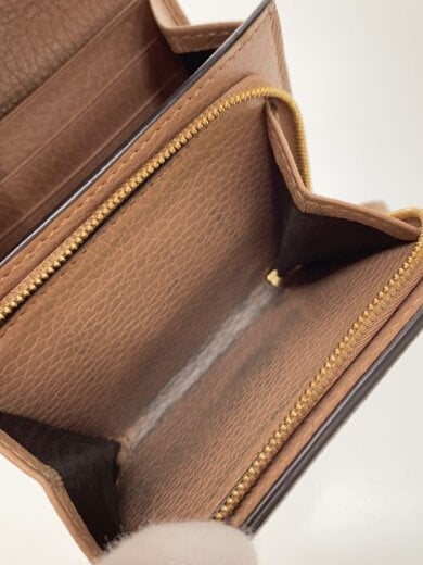 商品画像：2つ折り財布/PVC/BEG/総柄/レディース/598587・2149 4