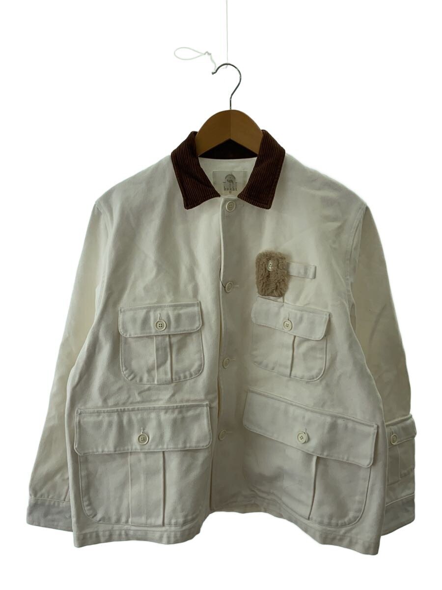 bukht / カバーオール/2/コットン/WHT/無地