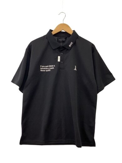 商品画像：ポロシャツ/XL/ポリエステル/BLK 1