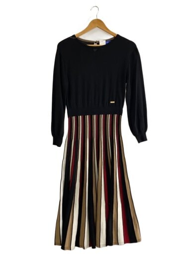 商品画像：長袖ワンピース/38/コットン/BLK/55J83-286-16// 1