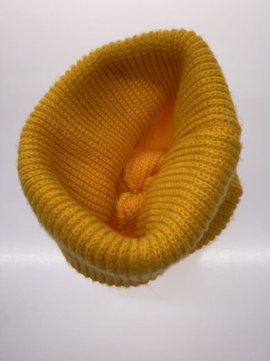 商品画像：ニットキャップ/--/アクリル/YLW/無地/メンズ 3