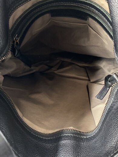 商品画像：ショルダーバッグ/レザー/BLK/無地 5