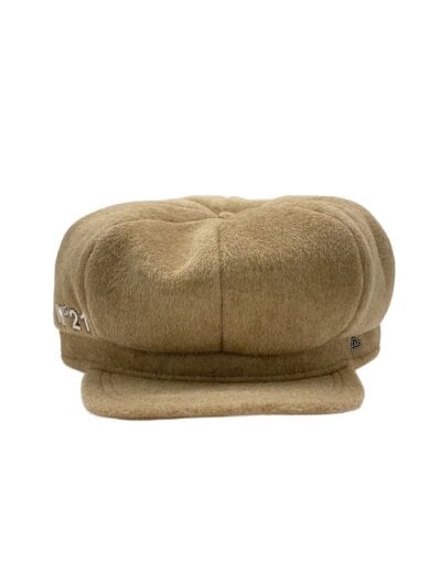 商品画像：キャスケット/M/ポリエステル/CML/無地/レディース 1