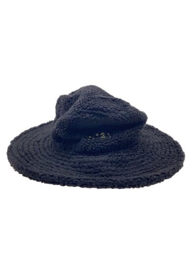 商品画像：×NEWERA/ADVENTURE WIDE BRIM/ハット/M/アクリル/BLK/無地/レディース 1