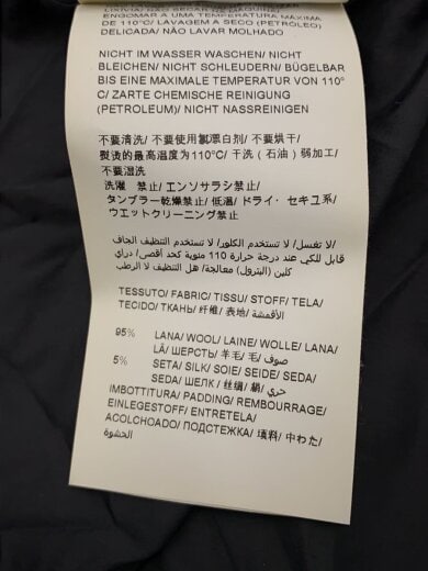 商品画像：CIMA/ロングダウンジャケット/3/ウール/BLK/LTA20A4581-D 6