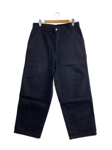 商品画像：ストレートパンツ/L/コットン/BLK/無地// 1