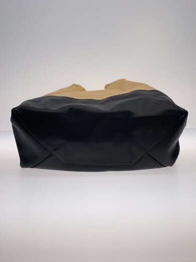 商品画像：ホリゾンタルカバ/トートバッグ/レザー/BEG 4