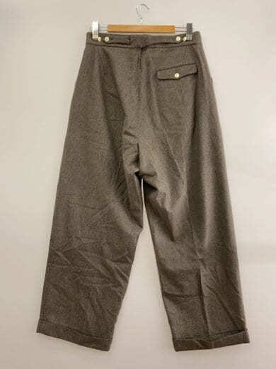 商品画像：スラックスパンツ/L/ウール/GRY/無地/462100 2