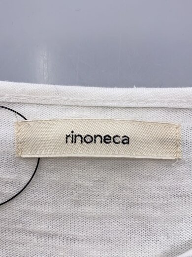 商品画像：rinoneca/10oz henry neck pullover/リネン/WHT/無地/RNC001 3