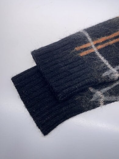 商品画像：カーディガン(厚手)/XS/モヘア/BLK/チェック/LQ470 5