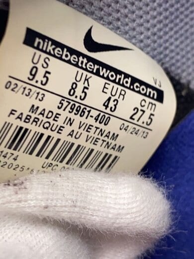 商品画像：FLIGHT 13 MID/フライトミッド/ブルー/579961-400/27.5cm/BLU 5