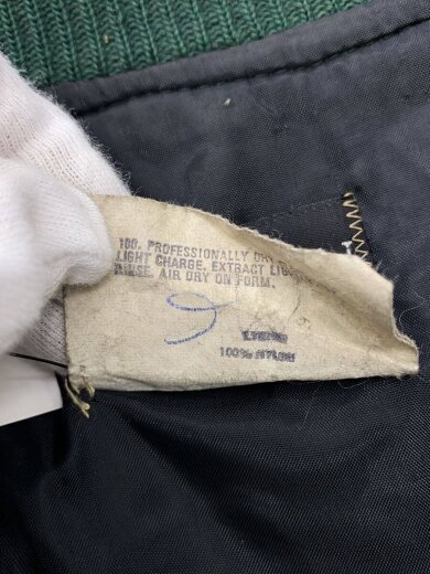 商品画像：80s/レザージャケット・ブルゾン/42/レザー/GRN// 4