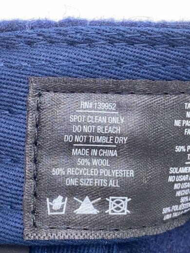 商品画像：キャップ/FREE/ウール/NVY/無地/メンズ 6