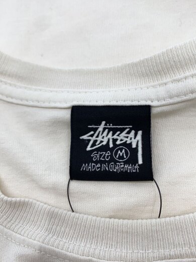 商品画像：Pigment Dyed Jumbo Logo/長袖Tシャツ/M/コットン/WHT 3