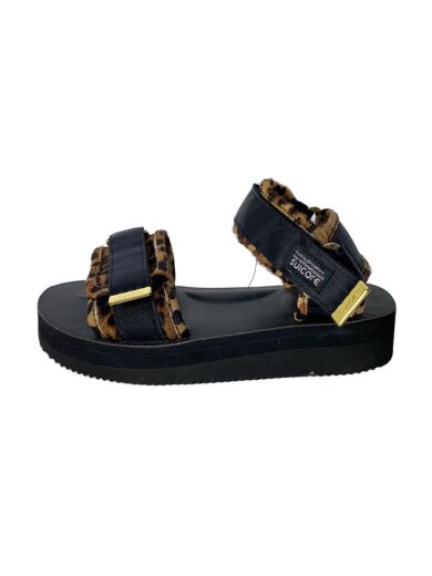 商品画像：レオパード/サンダル/23cm/BLK 1