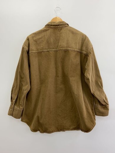 商品画像：ライトオンスデニムシャツ/コットン/BRW/25-050-400-9292-4-0// 2