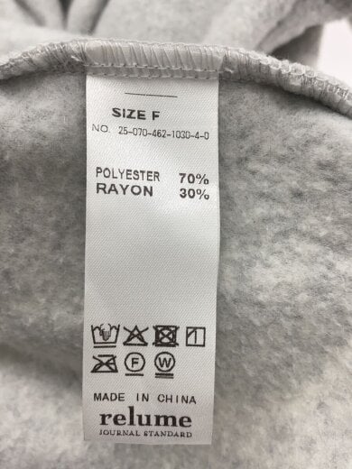 商品画像：25AW/ソフトフリースオーバーサイズプルオーバー/FREE/ポリエステル/GRY// 4
