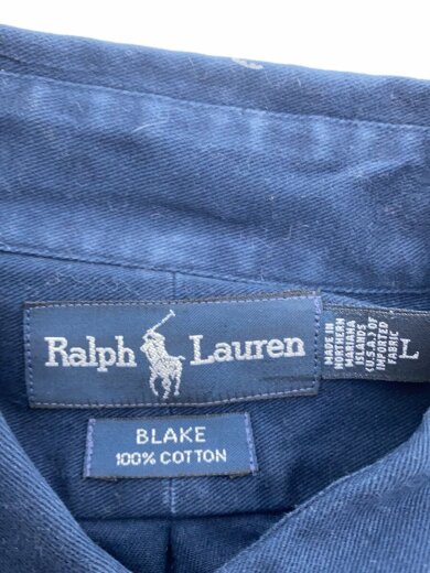 商品画像：長袖シャツ/L/コットン/NVY/BLAKE/USA製// 3