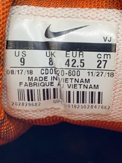 商品画像：AIR MAX 90 QS/エアマックス/オレンジ/CD0920-600/27cm/ORN 5