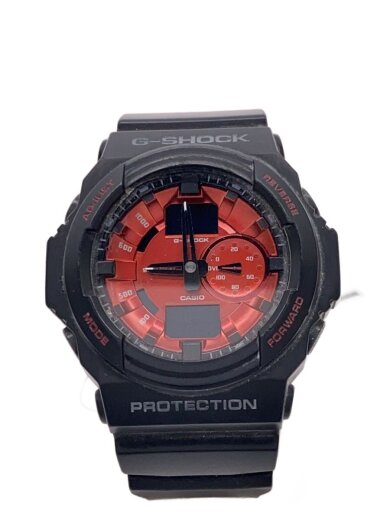 商品画像：クォーツ腕時計・G-SHOCK/デジアナ/ラバー/RED/BLK/SS 1