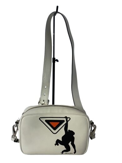 商品画像：モンキー/ショルダーバッグ/レザー/WHT/1BH093 1