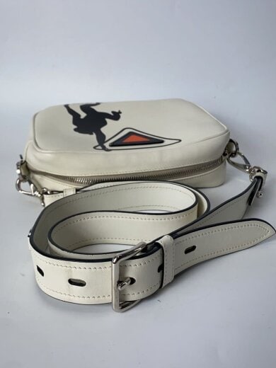 商品画像：モンキー/ショルダーバッグ/レザー/WHT/1BH093 7