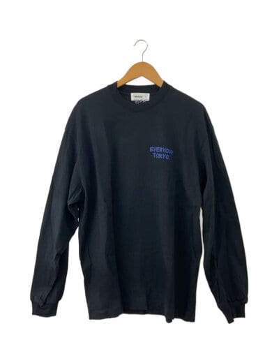 商品画像：長袖Tシャツ/XL/コットン/BLK 1