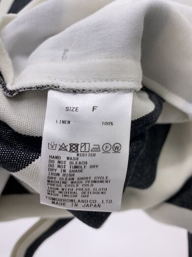 商品画像：23SS/ヘビーオックスフォードストライプサロペット/FREE/リネン/WHT/ストライプ 5