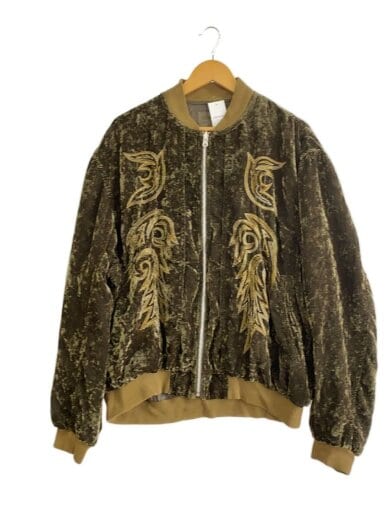 商品画像：スカジャン/--/ポリエステル/GRN/TV22-FC329 1