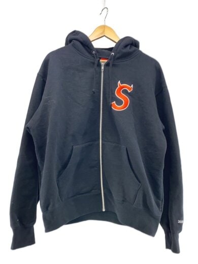 商品画像：26SS/Devil S Logo Zip Up Hooded/ジップパーカー/M/コットン/BLK 1