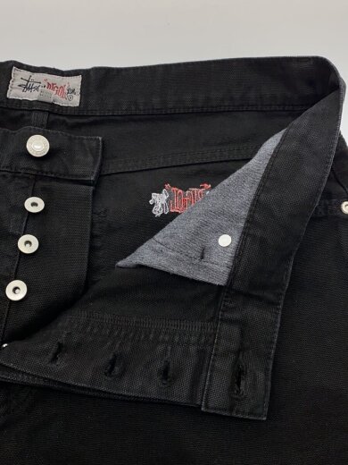 商品画像：Washed Canvas Big Ol Shorts/ショートパンツ/34/デニム/BLK/無地/112277 3