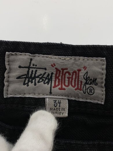 商品画像：Washed Canvas Big Ol Shorts/ショートパンツ/34/デニム/BLK/無地/112277 4