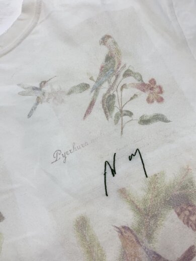 商品画像：BIRD encyclopedia tee/Tシャツ/--/コットン/WHT// 4