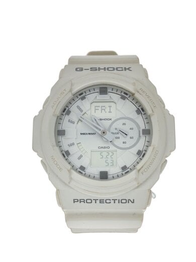 商品画像：クォーツ腕時計・G-SHOCK/デジアナ/ラバー/WHT/WHT// 1