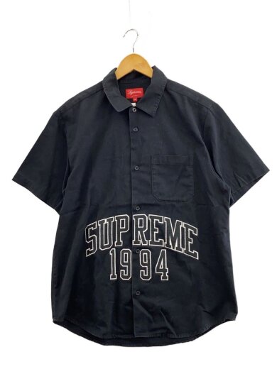 商品画像：arc logo s/s work shirt/半袖シャツ/M/コットン/BLK/無地// 1
