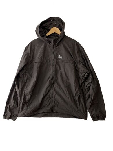 商品画像：LIGHTWEIGHT HOODED JACKET/L/ナイロン/BRW/115900/シミ有// 1