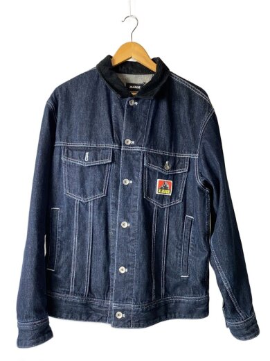 商品画像：21AW/PATCHED TRUCKER JACKET/カバーオール/L/コットン/NVY/1012130210// 1