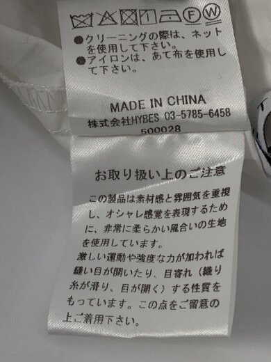 商品画像：キャンディースリーブタックシャツ/長袖ブラウス/FREE/コットン/WHT/無地/1222510044-0// 4