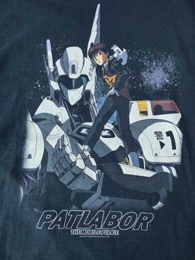 商品画像：機動警察パトレイバー/Tシャツ/XL/コットン/BLK// 9