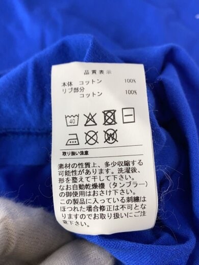 商品画像：Tシャツ/2/コットン/BLU 5