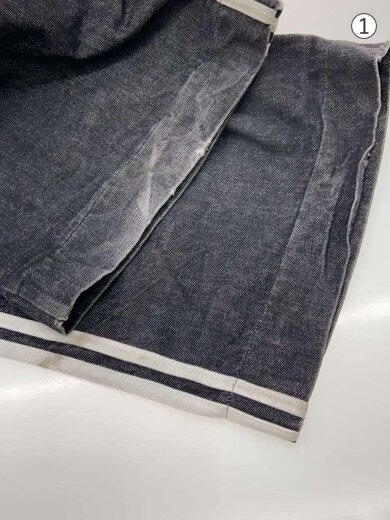商品画像：5 STRIPE ELASTIC DENIM/ボトム/26/--/BLK/無地// 5